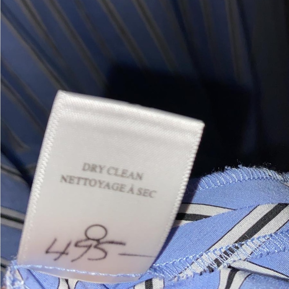 Shoulder Light Blue Cabrera Striped Poplin - Picture 9 of 15